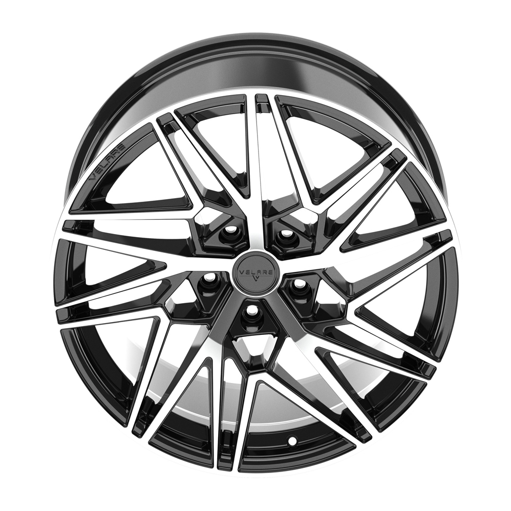 20" Velare VLR06 Gloss Black Machined Alloy Wheels