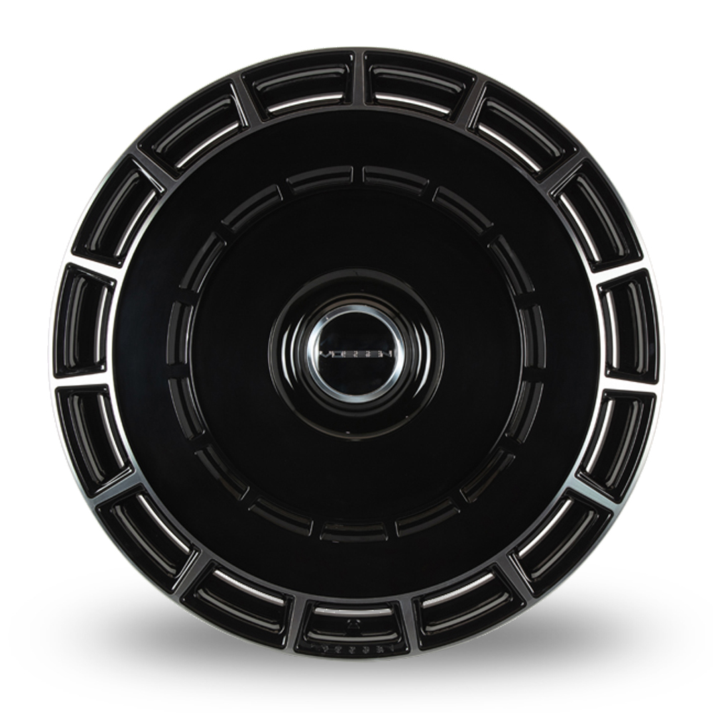 22" Vossen HF-9 (11x22) (Deep Concave) Gloss Black Polished Alloy Wheels