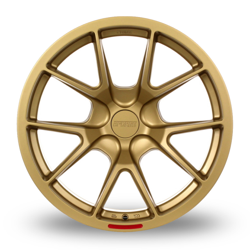 18" 2FORGE ZF9 Matt Gold Alloy Wheels
