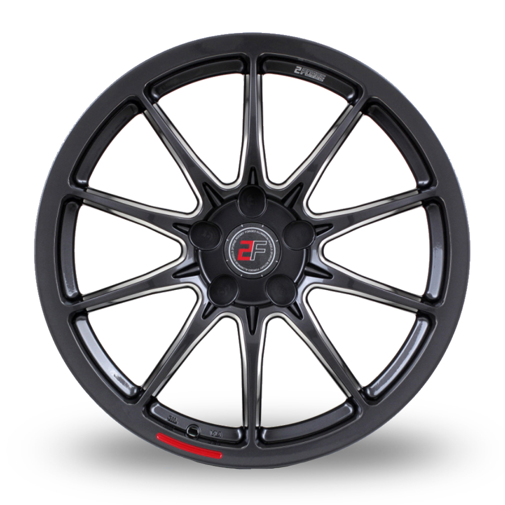 18" 2FORGE ZF8 Gloss Gunmetal Alloy Wheels