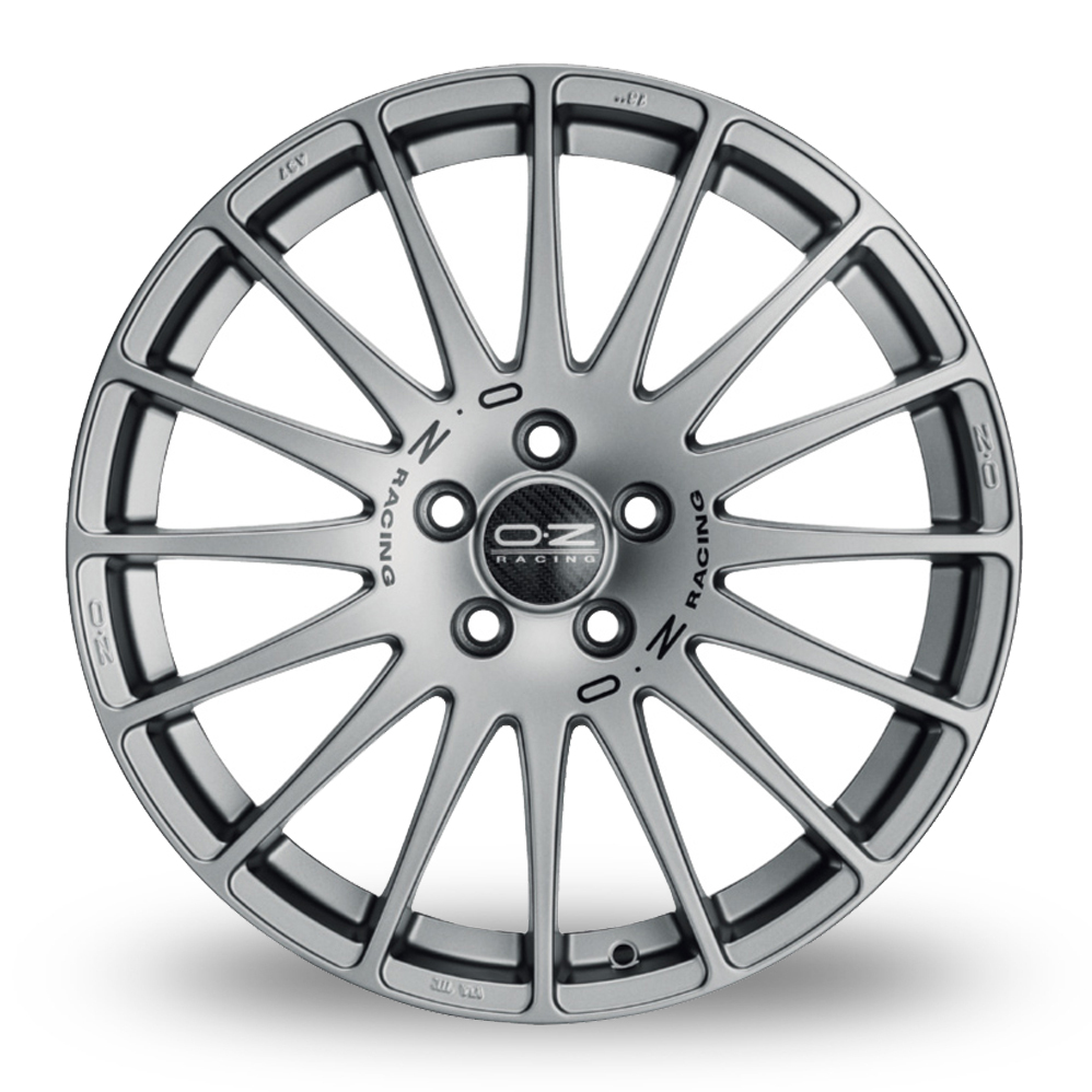 14" OZ Racing Superturismo GT Grigio Corsa Black Lettering Alloy Wheels