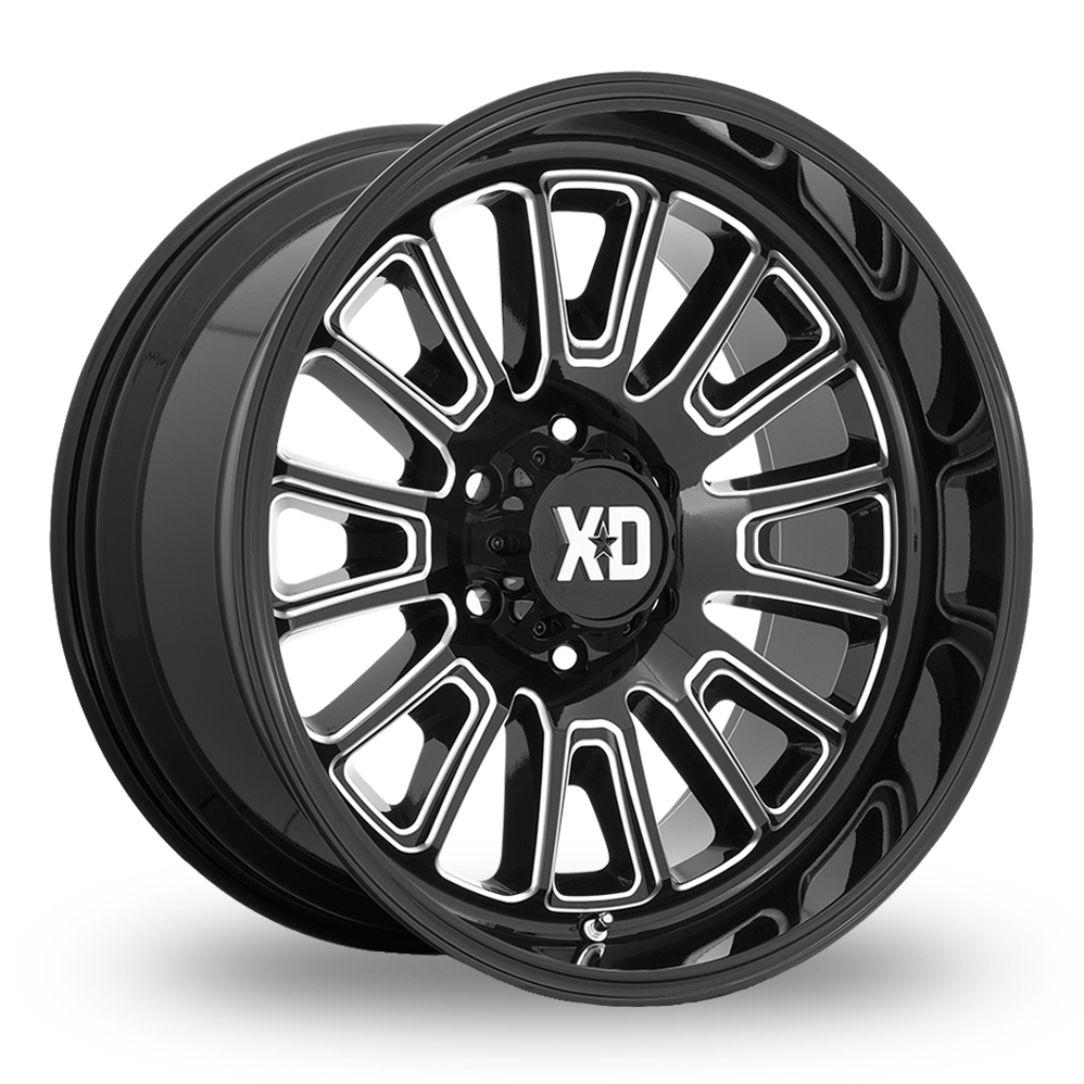 XD XD864 Rover (USA Warehouse) Gloss Black Milled Alloy Wheels