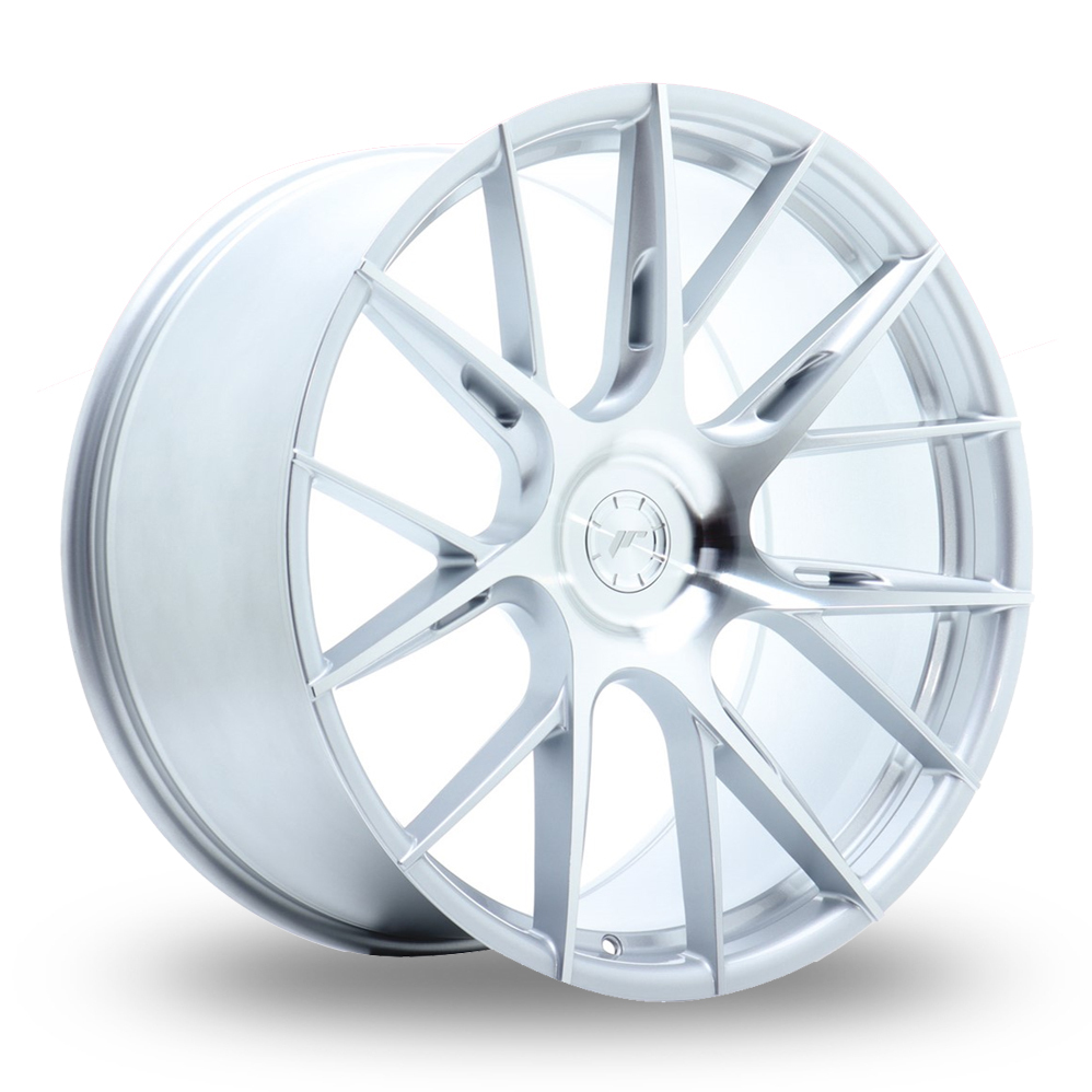 Japan Racing JR42 (11x22) (Custom Fitment) Silver Machined Face Alloy Wheels