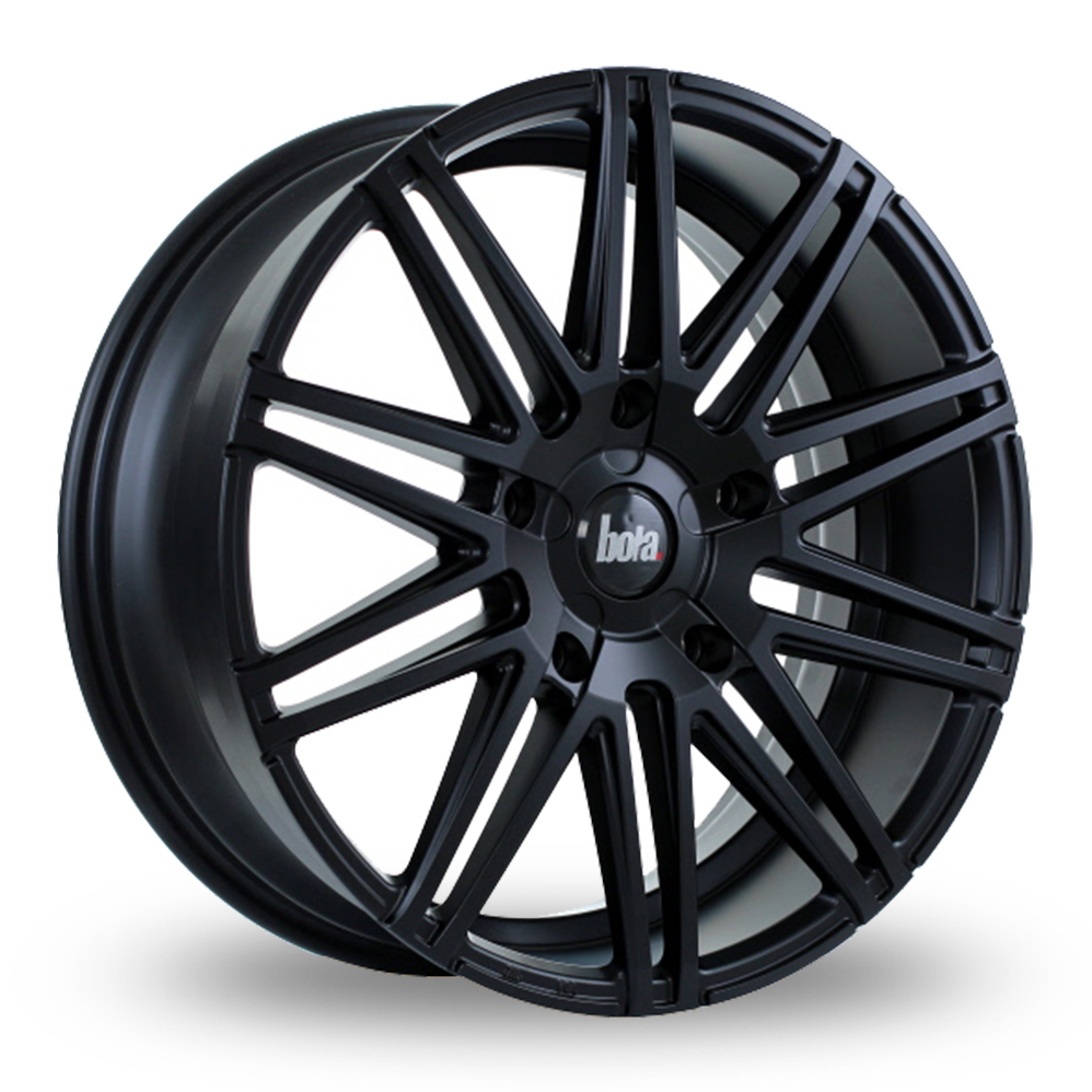 20" Bola B20 Matt Black Alloy Wheels