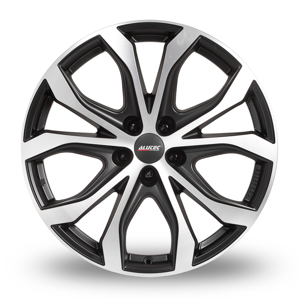 18" Alutec W10 Racing Black Polished Alloy Wheels