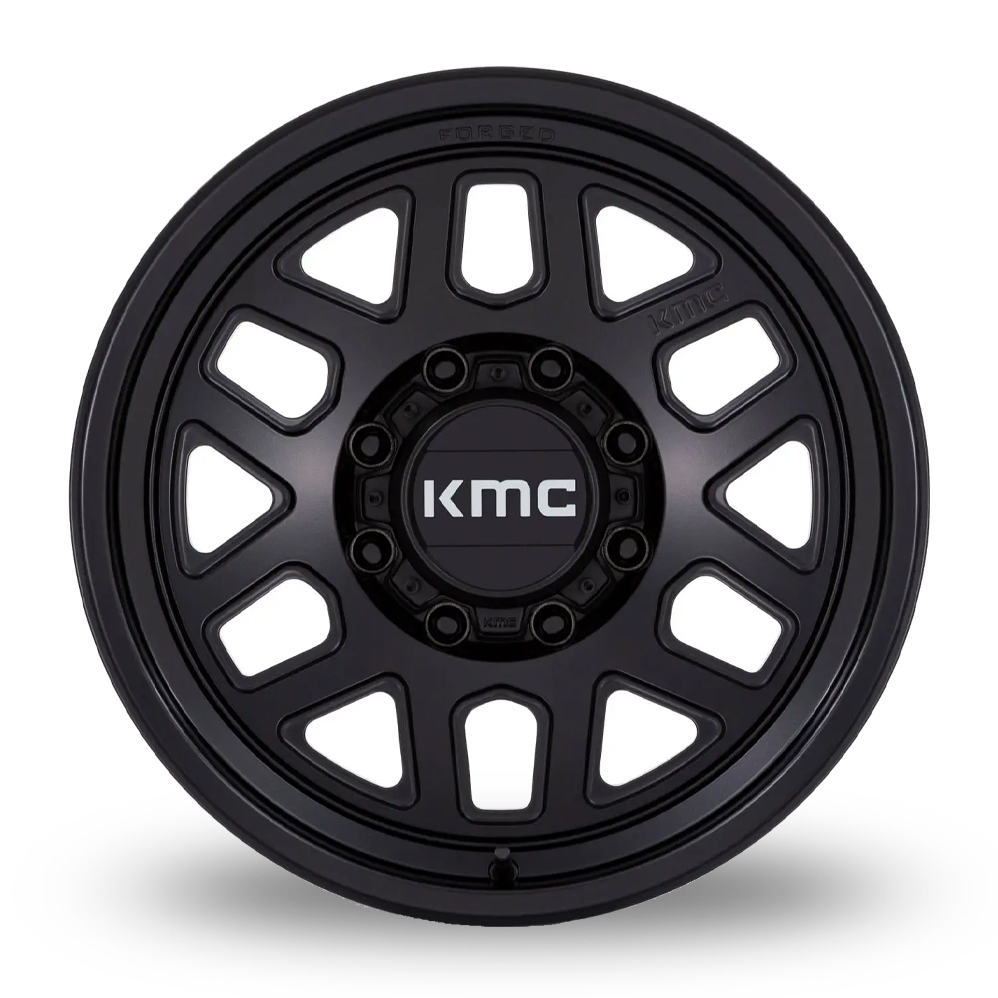 18" KMC KM451 Mesa Forged Monoblock Satin Black Alloy Wheels