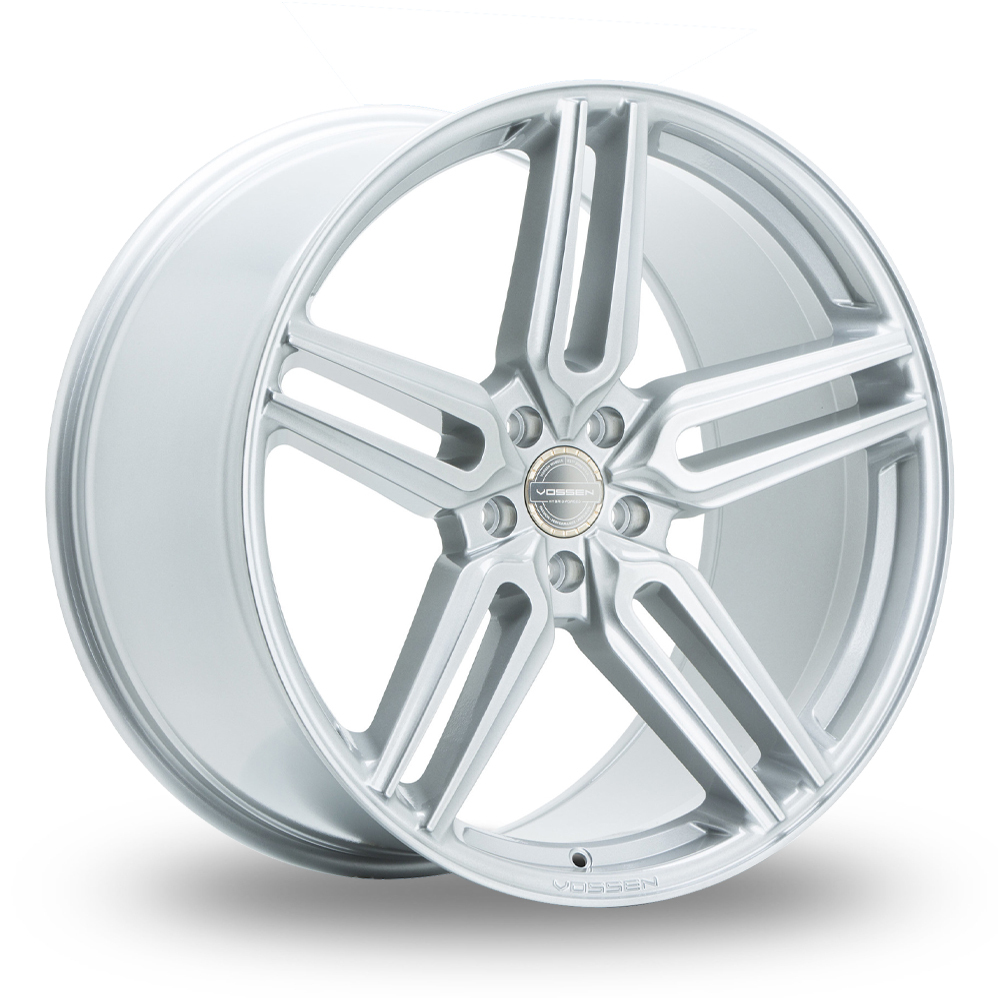 Vossen HF-1 (9.5x21) (Deep Concave) Gloss Silver Alloy Wheels