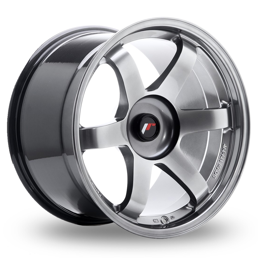 Japan Racing JR3 (10.5x18) (Custom Fitment) Hyper Black Alloy Wheels