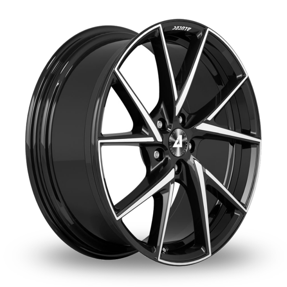 18" Alutec ADX.01 Gloss Black Polished Alloy Wheels