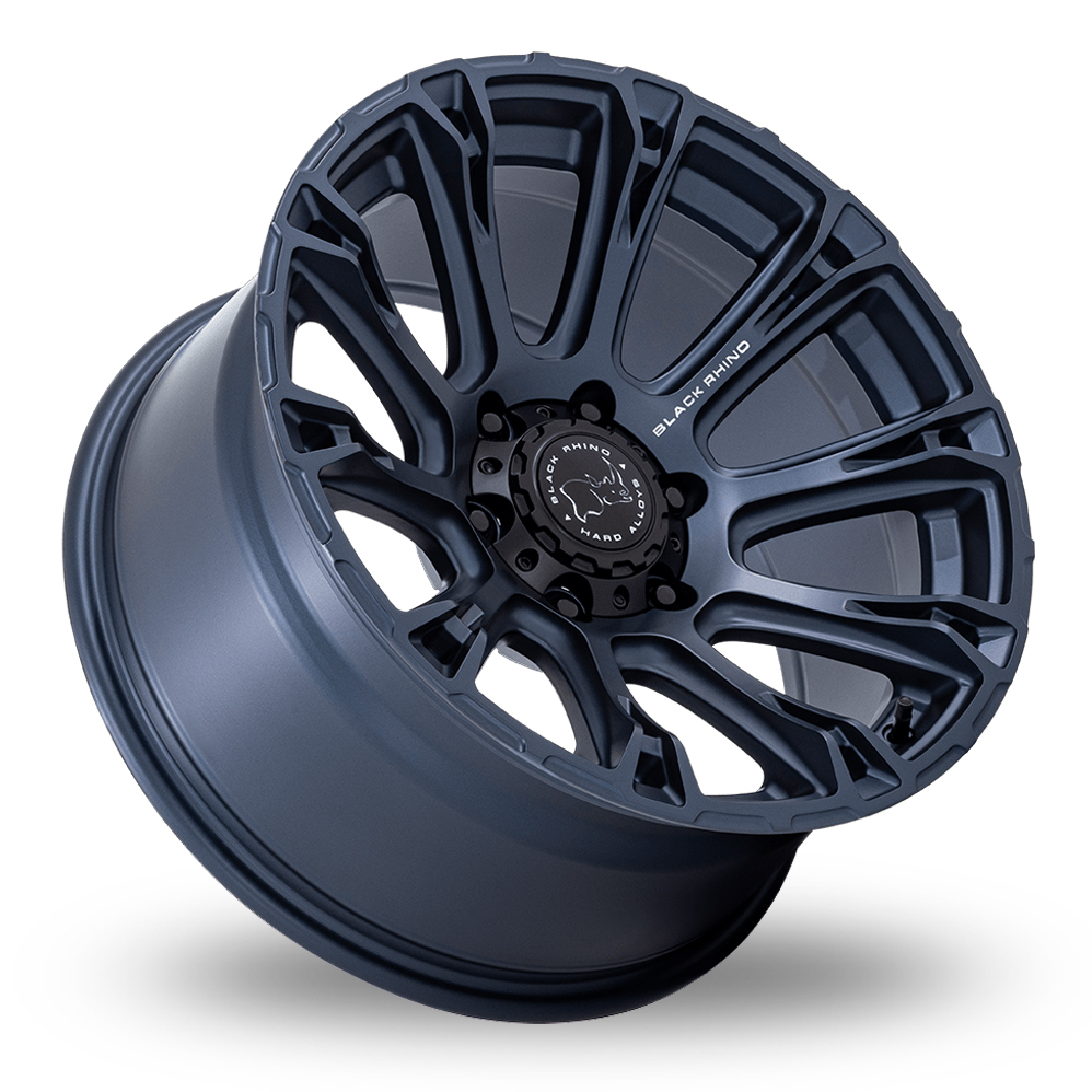 18" Black Rhino BR020 Diamondback (USA Warehouse) Metallic Blue Alloy Wheels
