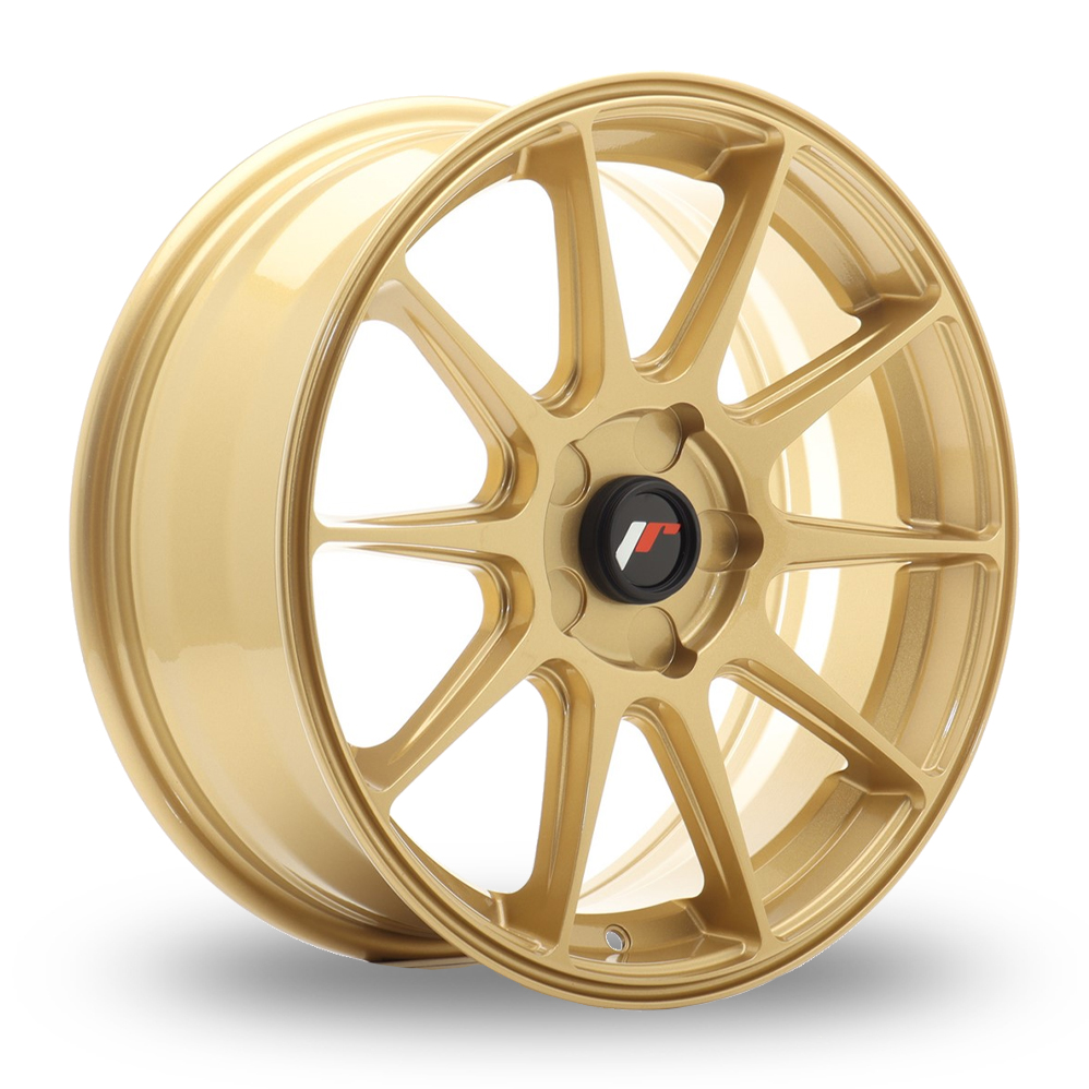 Japan Racing JR11 (7x17) (Custom Fitment) Gold Alloy Wheels