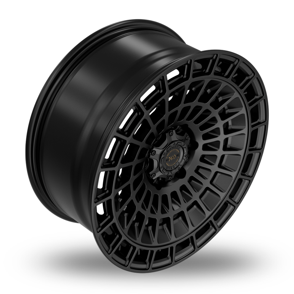 20" Hawke Rage Matt Black Alloy Wheels