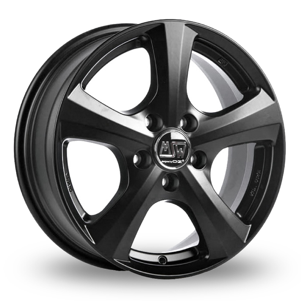 MSW (by OZ) 19 W Matt Black Alloy Wheels