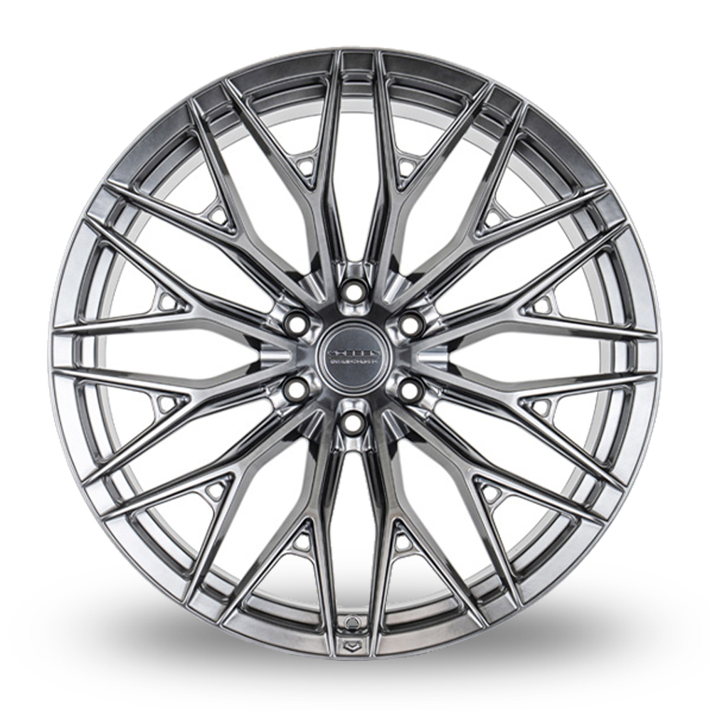22" Vossen HFX-6 (9.5x22) (Deep Concave) Hyper Gunmetal Alloy Wheels