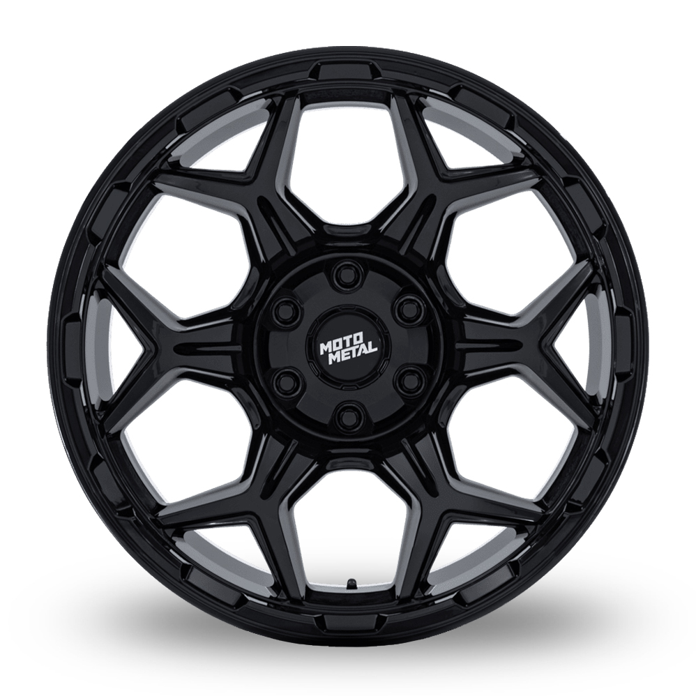 20" Moto Metal MO815 DUX (USA Warehouse) Gloss Black Alloy Wheels