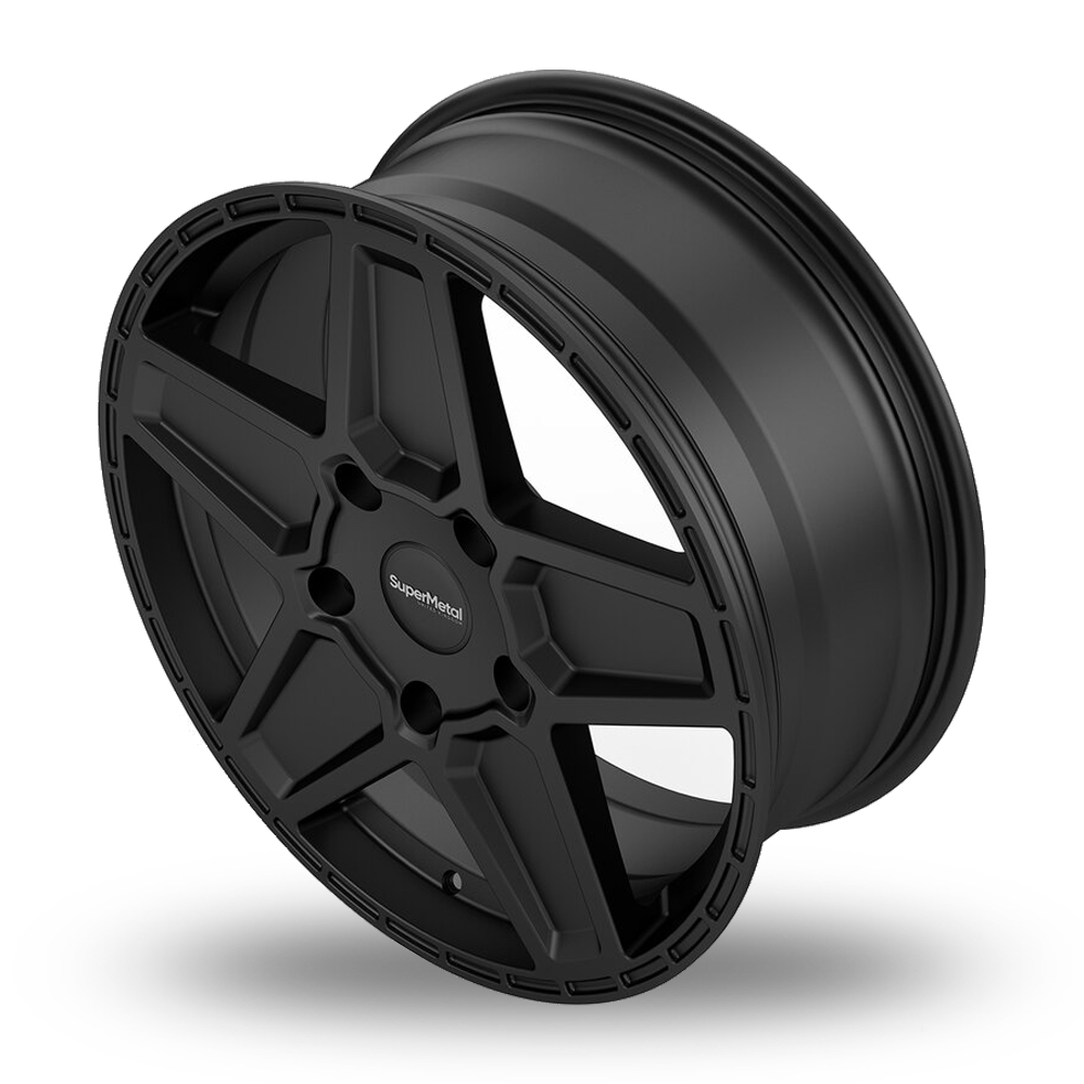 20" SuperMetal Rocket Matt Black Alloy Wheels
