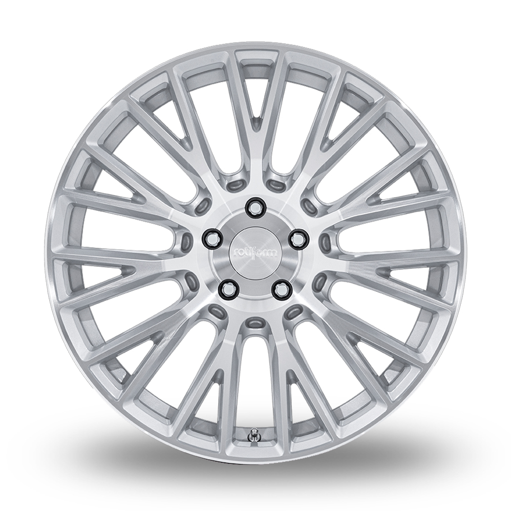 19" Rotiform RC201 LSE (EU Warehouse) Gloss Silver With Machined Face Alloy Wheels