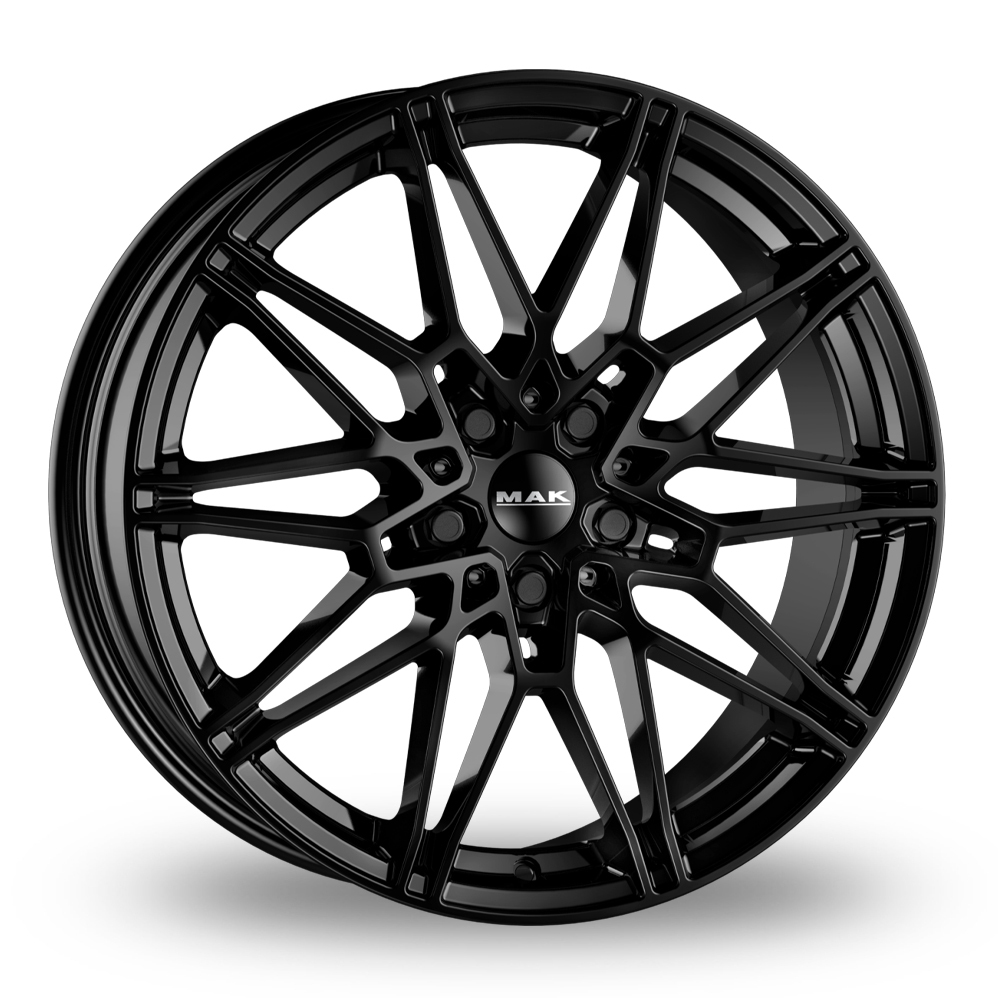8.5x19 5x120 ET30 MAK Koenig (Gloss Black) (72.6cb) (780kg Load) (14.3kg Weight) (60d Seat) (IT) Alloy Wheels