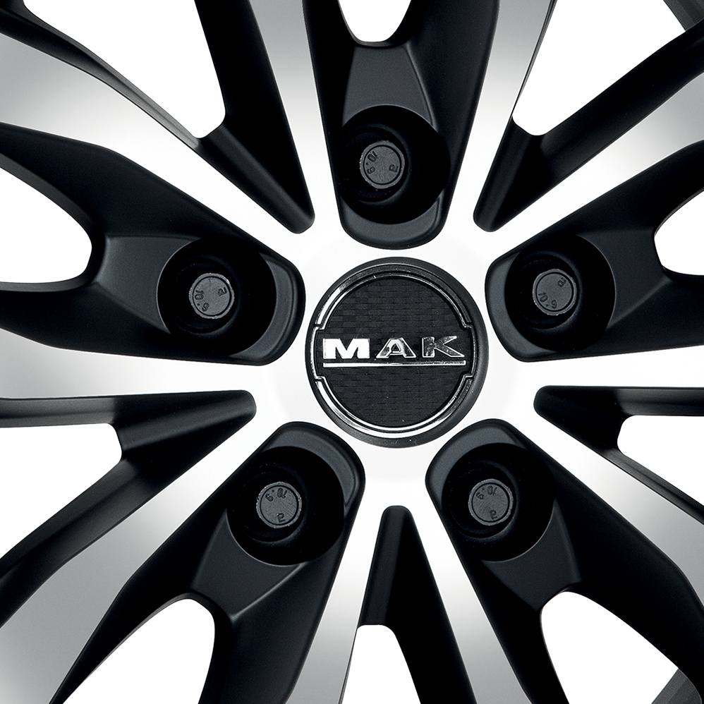 17" MAK LOAD5-3 Black Mirror Alloy Wheels