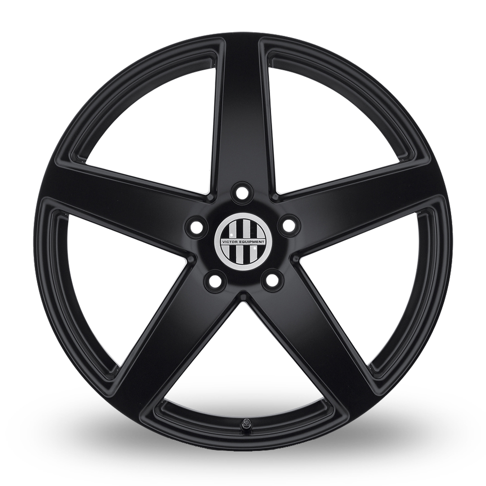 19" Victor Equipment Baden Matt Black Alloy Wheels