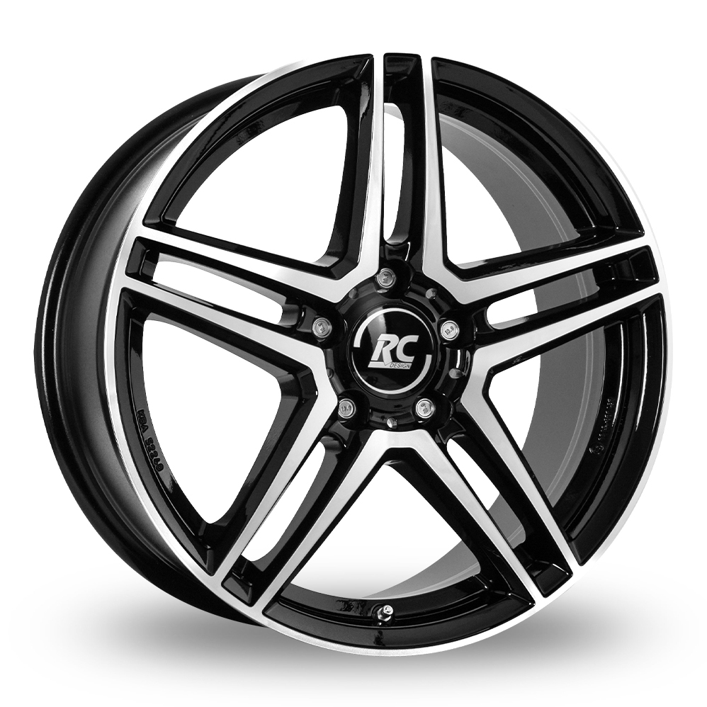 RC Design RCD17 Gloss Black Polished Alloy Wheels