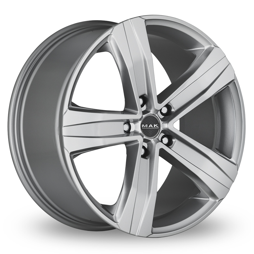 16" MAK STONE5 Silver Alloy Wheels