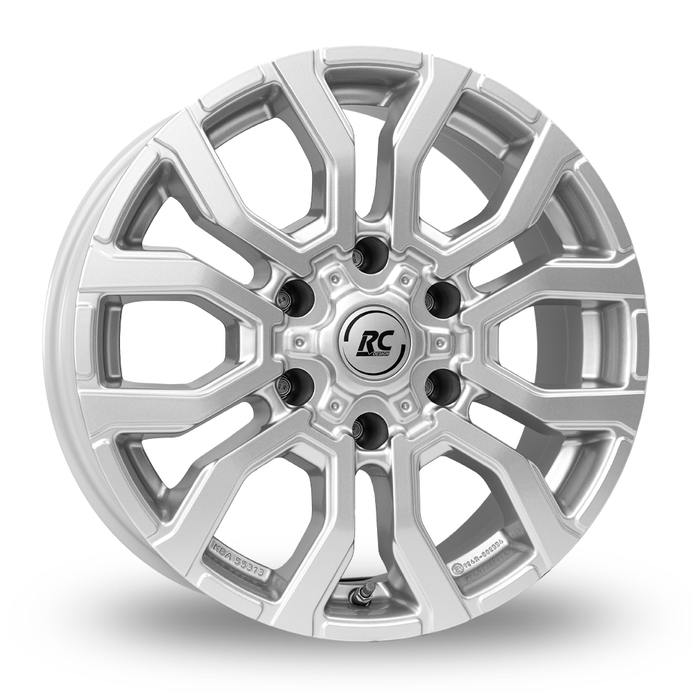 RC Design RC35 Crystal Silver Alloy Wheels