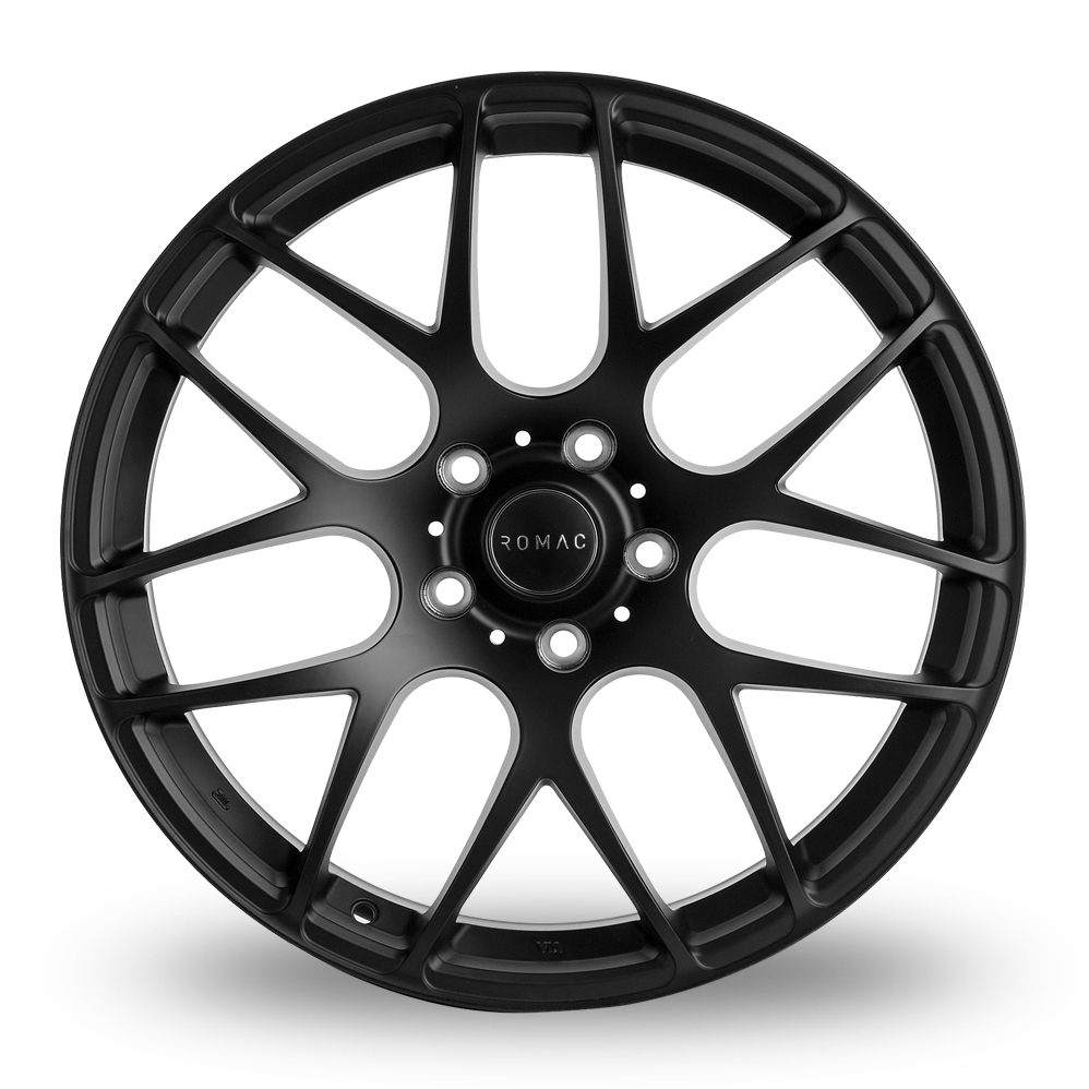 19" Romac Radium Satin Black Alloy Wheels