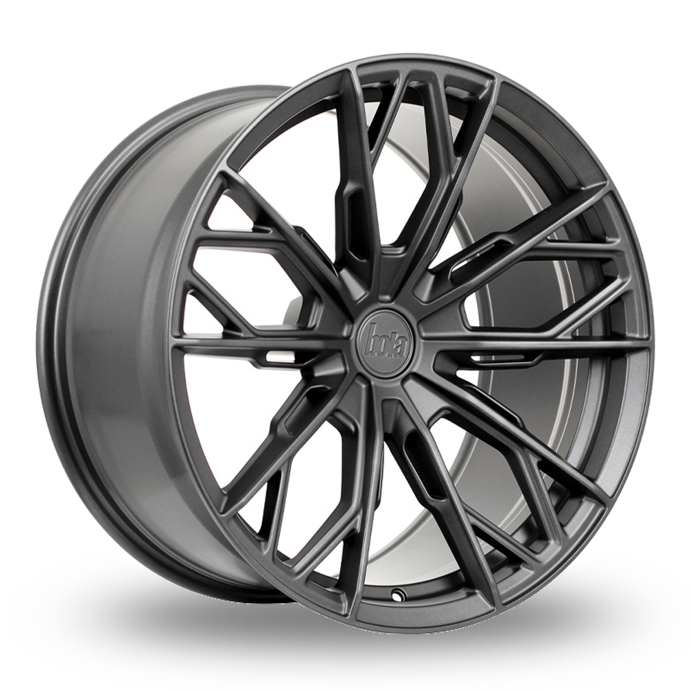 9x20 5x112 ET15-50 Bola FLS (Matt Gunmetal) (76.0cb) (900kg Load) (12.0kg Weight) (TW) Alloy Wheels