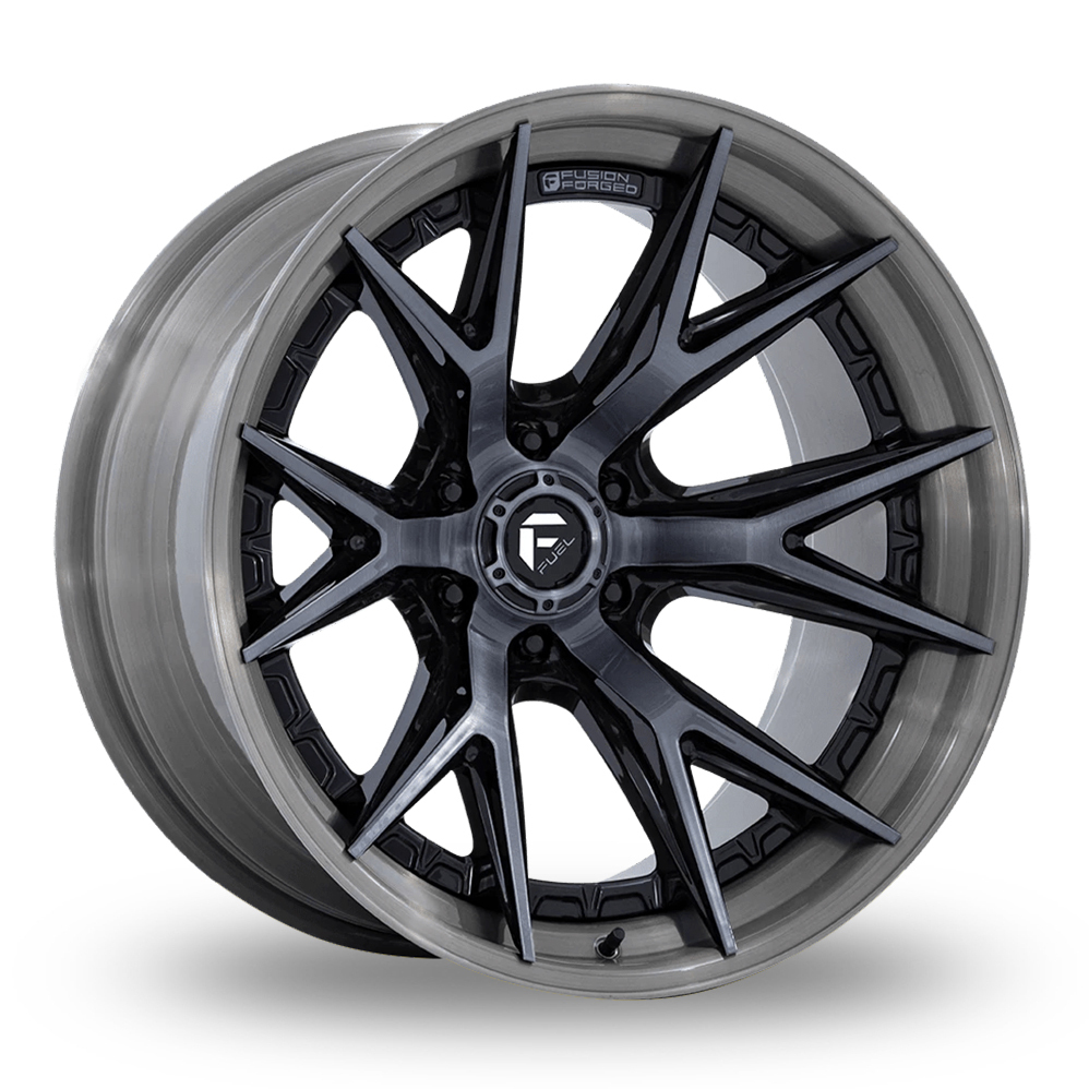 Fuel Off-Road FC402 Catalyst (USA Warehouse) Gloss Black Brushed Dark Tint Alloy Wheels