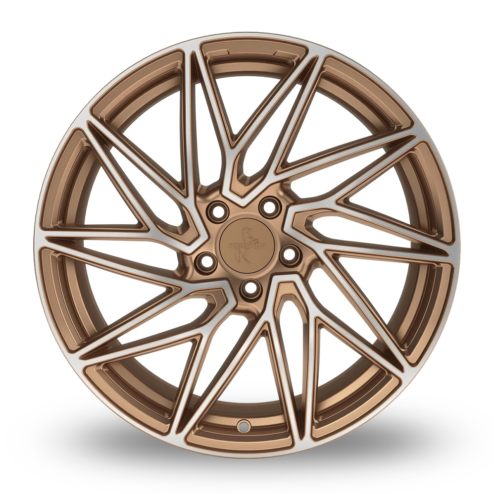 19" Keskin Tuning KT20 Bronze Polished Alloy Wheels