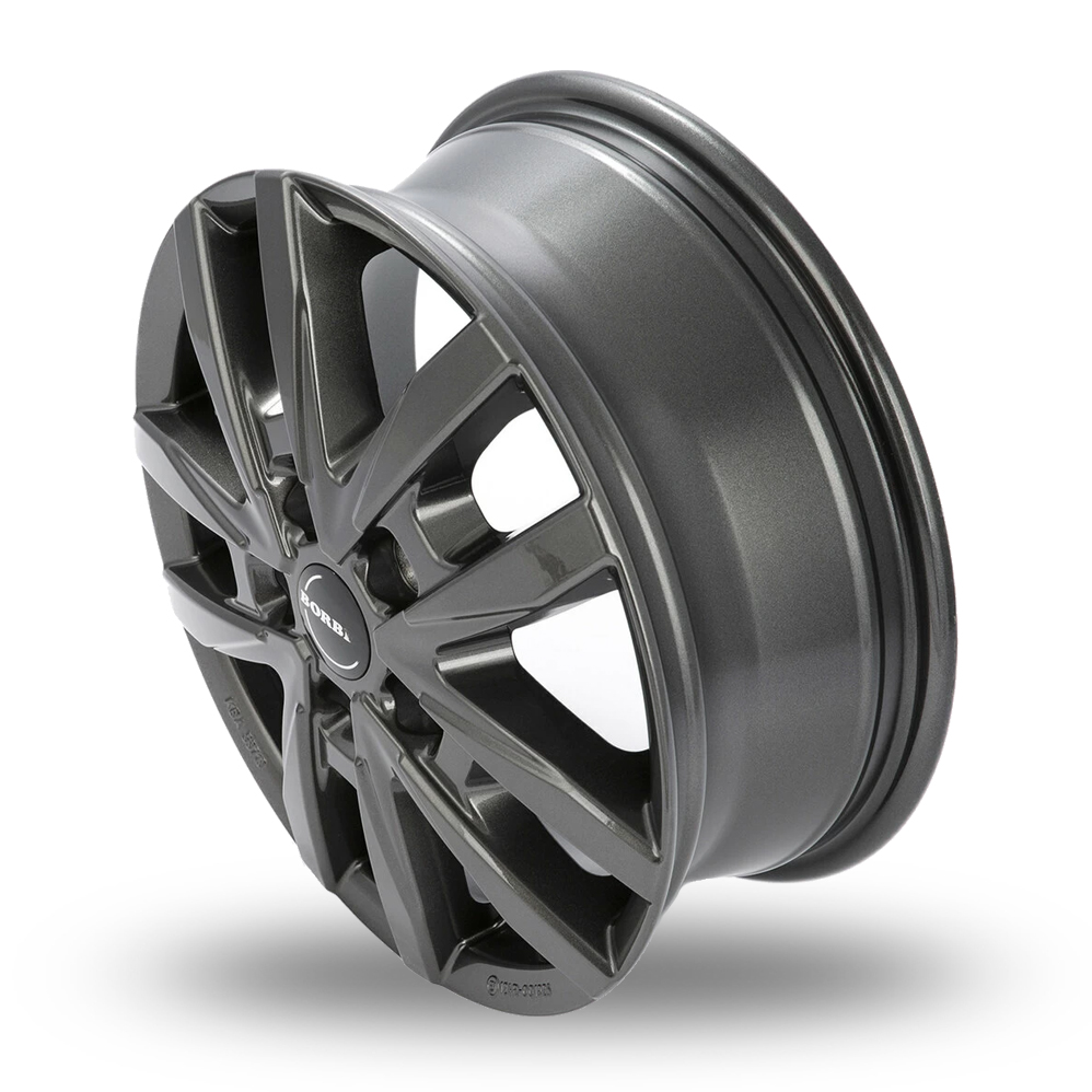 16" Borbet CW5 Gloss Anthracite Alloy Wheels