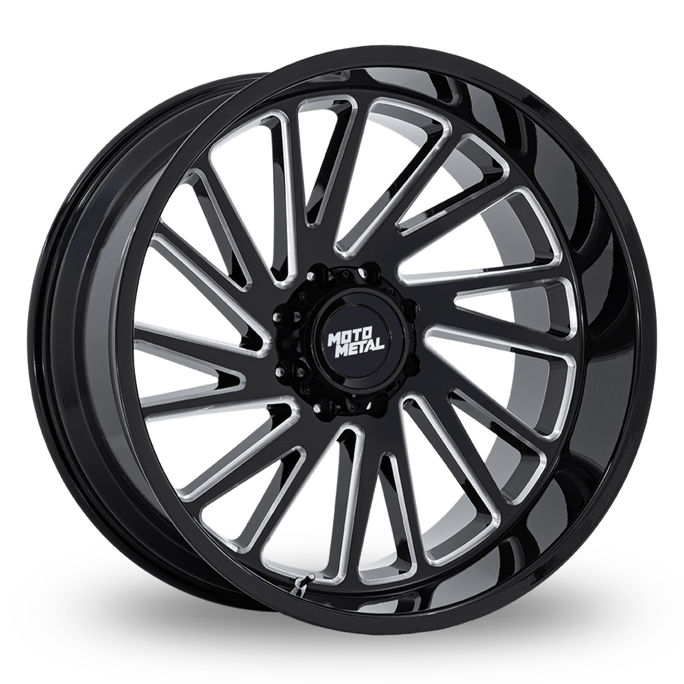 Moto Metal MO811 Combat (USA Warehouse) Gloss Black Milled Alloy Wheels