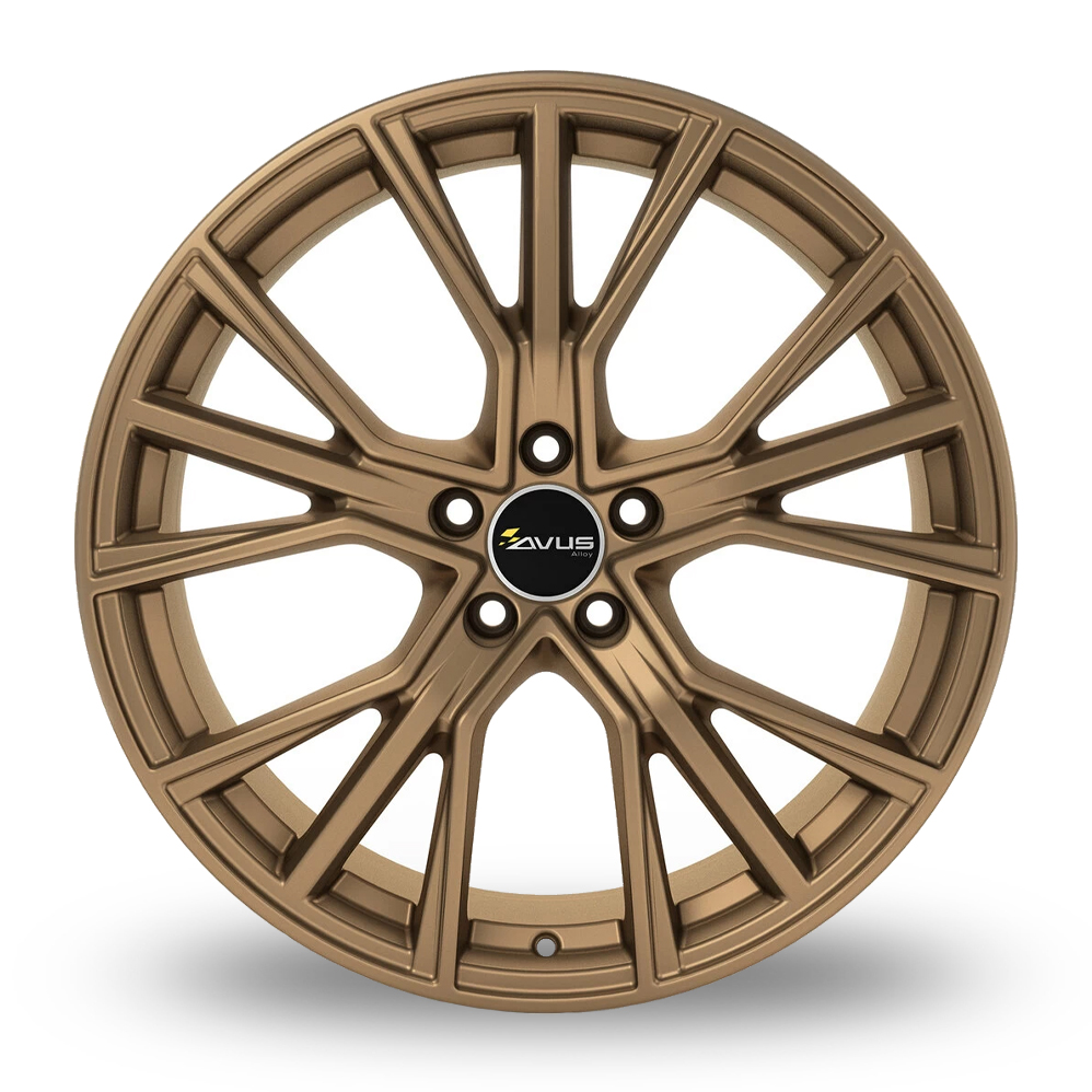 22" Avus Racing AF18 Bronze Alloy Wheels