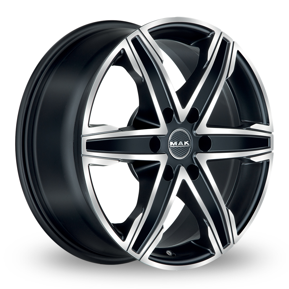 20" MAK KING6 Ice Black Alloy Wheels