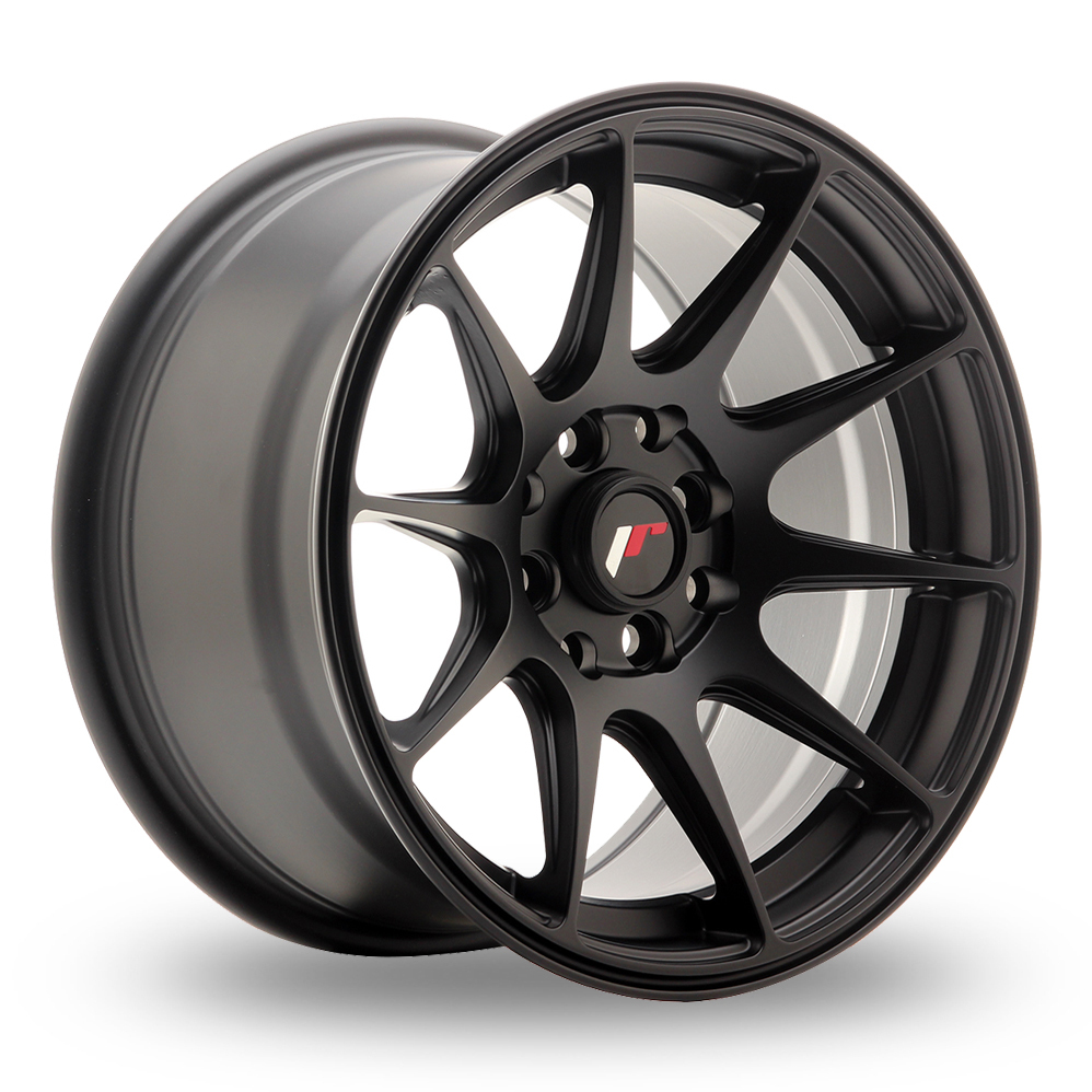 Japan Racing JR11 (7x15) Matt Black Alloy Wheels