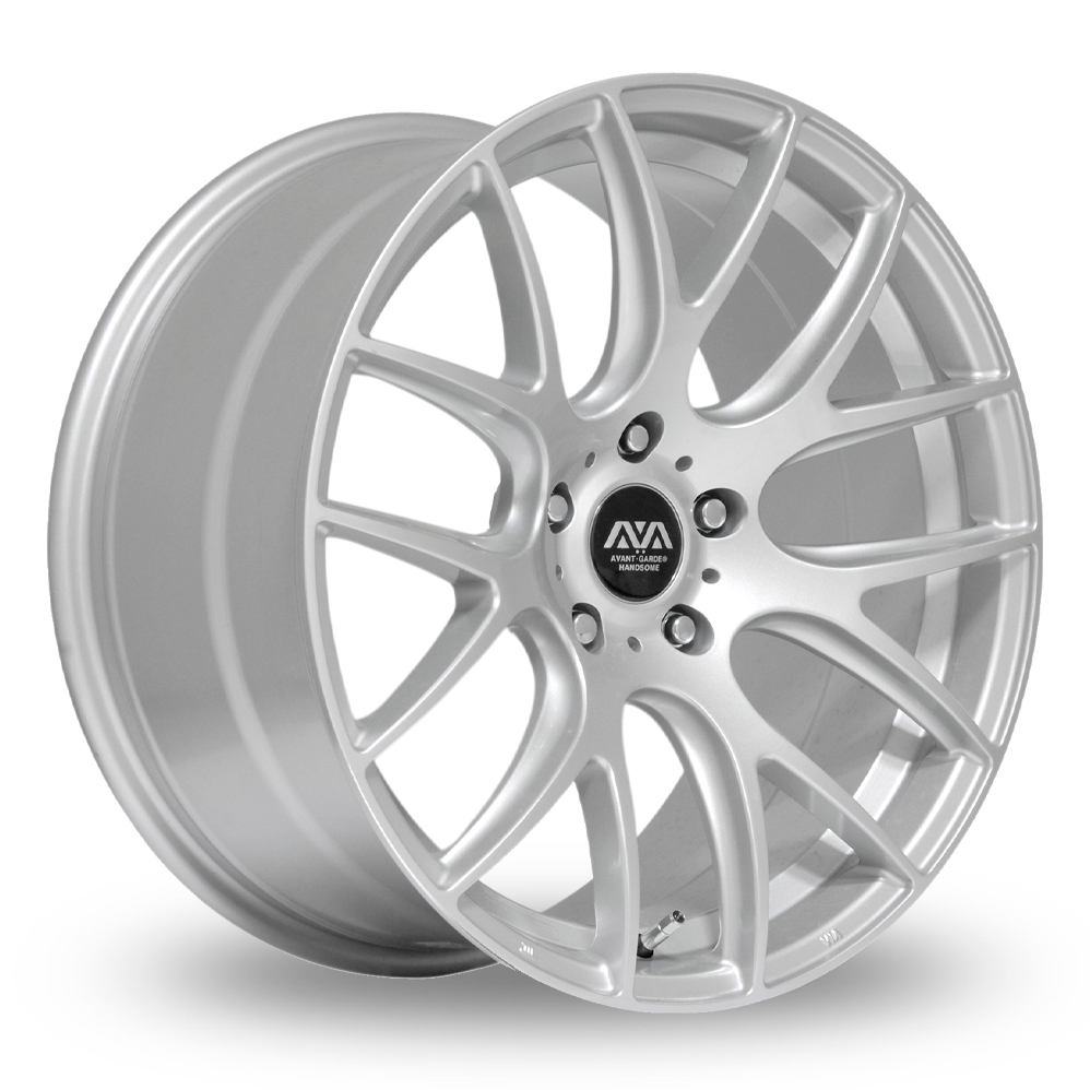 18" AVA Phoenix Hyper Silver Alloy Wheels
