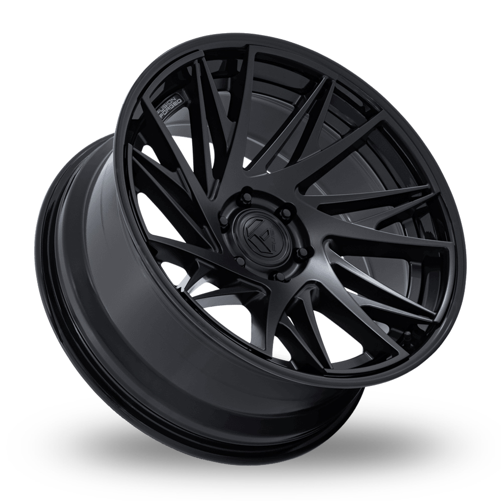 20" Fuel Off-Road FC405 Dynamo (USA Warehouse) Matt Black Gloss Black Lip Alloy Wheels