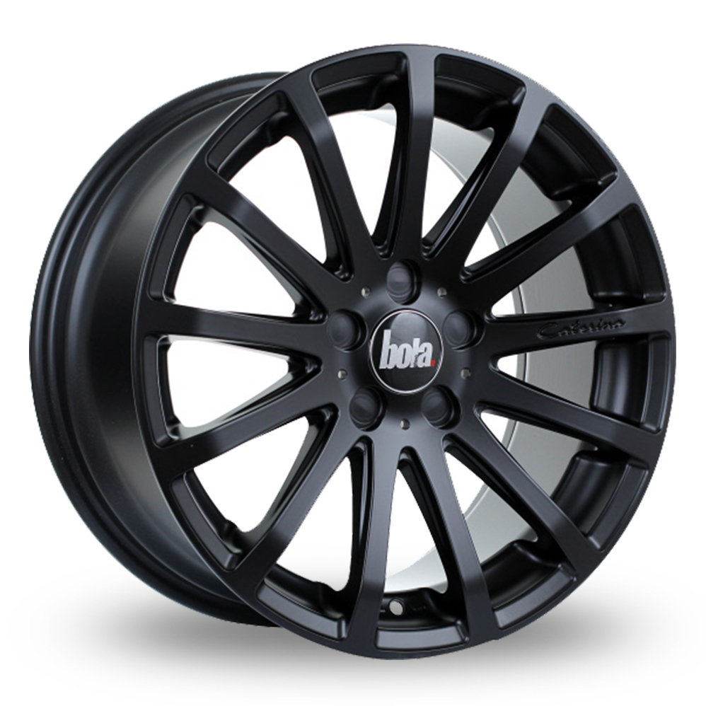 20" Bola XTR Matt Black Alloy Wheels