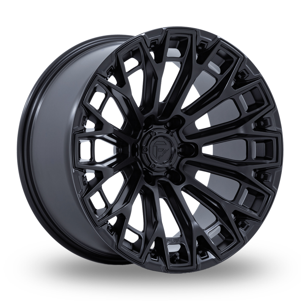 9x17 6x139.7 ET1 Fuel Off-Road FC882 Trax (USA Warehouse) (Matte Black) (106.1cb) (1202kg Load) (15.3kg Weight) Alloy Wheels