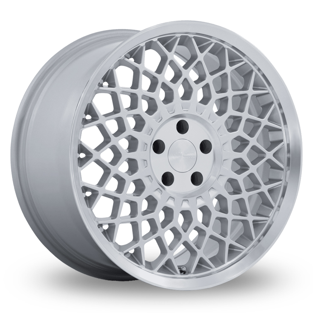 Rotiform RC212 CJJ Gloss Silver With Machined Lip Alloy Wheels