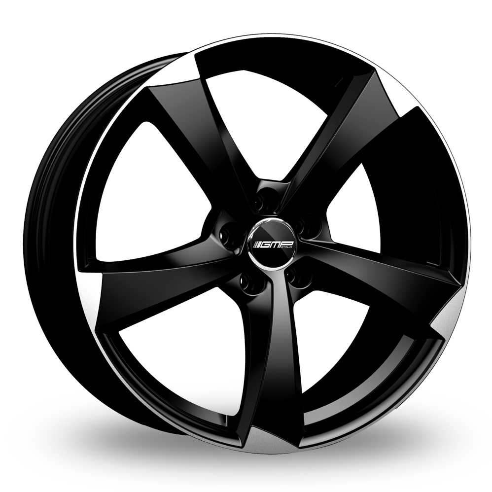 18" GMP Italia Ican Black/Polished Alloy Wheels