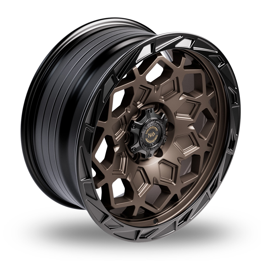 20" Hawke Apex Matt Black With Bronze Alloy Wheels