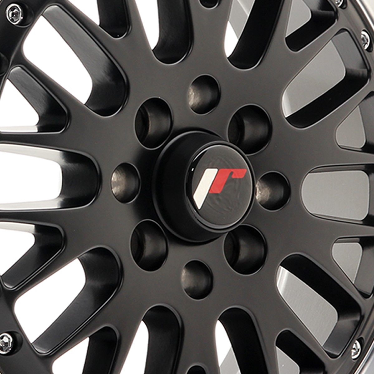 15" Japan Racing JR10 (7x15) Matt Black Machined Lip Alloy Wheels