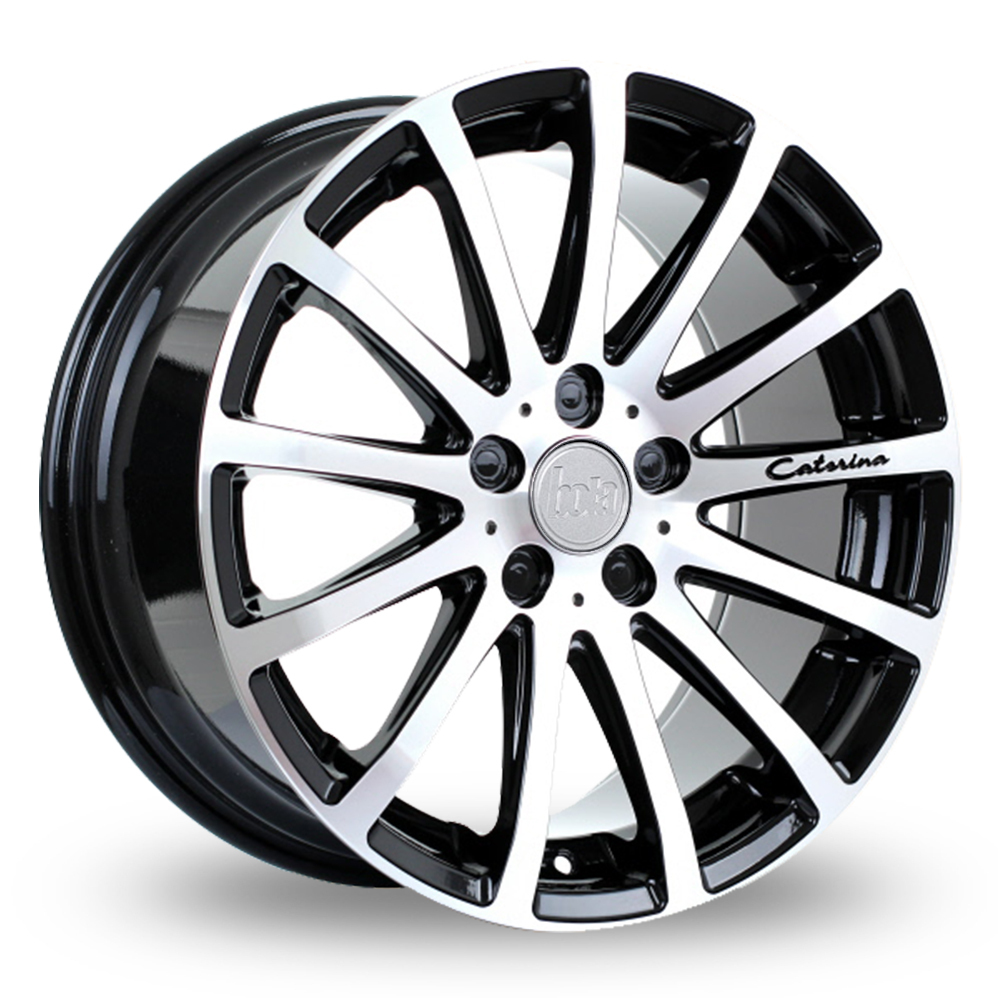 Bola XTR Gloss Black Polished Alloy Wheels