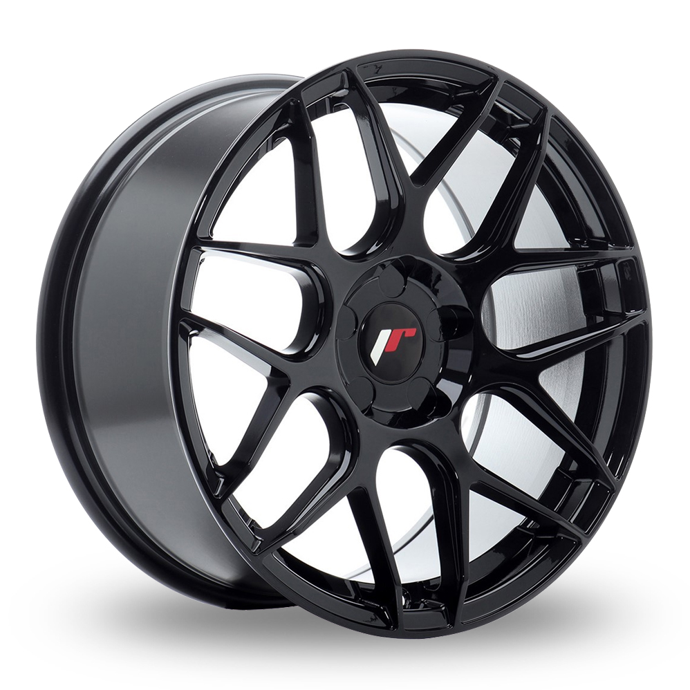 Japan Racing JR18 (8x17) (Custom Fitment) Gloss Black Alloy Wheels