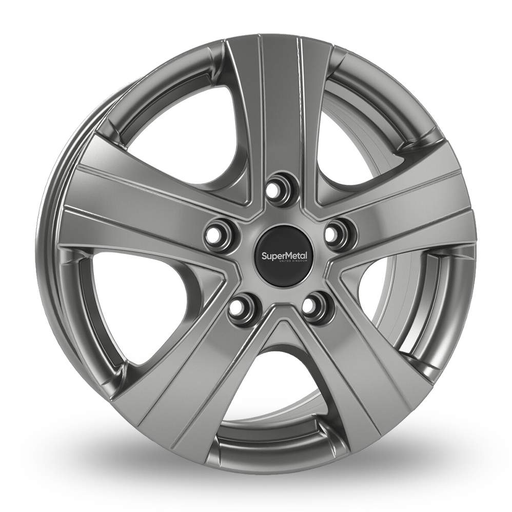 SuperMetal Hammer Silver Alloy Wheels