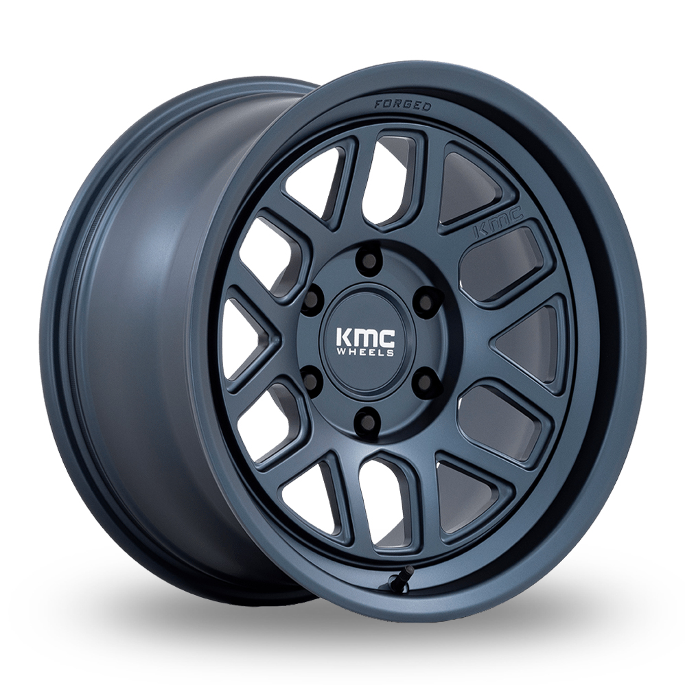 KMC KM451 Mesa Forged Monoblock (USA Warehouse) Metallic Blue Alloy Wheels