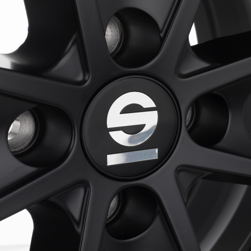 16" Sparco Trofeo 4 Matt Black Alloy Wheels