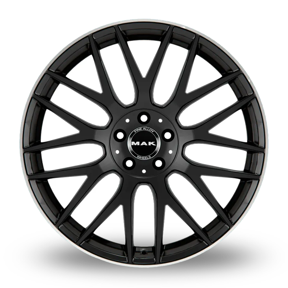 20" MAK Arrow Gloss Black Mirror Ring Alloy Wheels